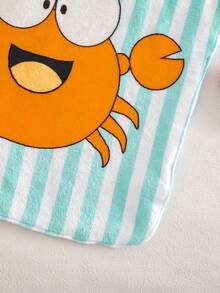SHEIN Bubblio Cute Crab Plush Cloak For Baby Boys - Multicolor - View 7