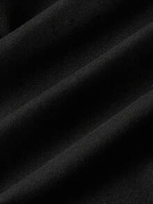 ROMWE Grunge Punk Vestido Mini Sexy Vazado com Corrente de Metal e Cadarço Vintage Y2K Milênio para Mulheres - Preto - Visão 4