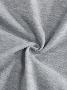 PAVTROS Pantalones de chándal casuales para hombre con cintura elástica y cordón, pierna recta - Gris - Ver 5