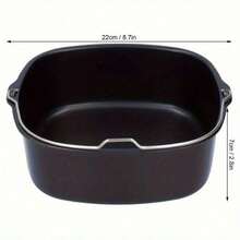 1pc Non-Stick Air Fryer Baking Tray Basket, Suitable For Pizza, Cake And Various Foods, Dishwasher , Easy To Clean - A - View 9