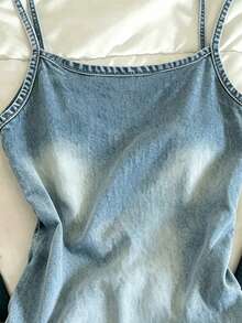 IslaSuriya Women's Casual Versatile Daily Outing Camisole Top Light Blue Summer - Multicolor - View 3