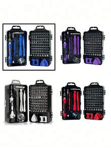 [Upgraded Screwdriver Set] 115-In-1 Upgraded Screwdriver Set | Strong Magnetic High Hardness Multi-Function Disassembly Tool Set Includes Special Shaped Screwdriver Heads, Suitable For DIY Repair - 115 In 1 - View 4