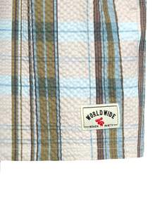 Horizaway Quần short nam đi biển phong cách casual họa tiết kẻ caro dây rút cho kỳ nghỉ - Nhiều màu - Xem 6