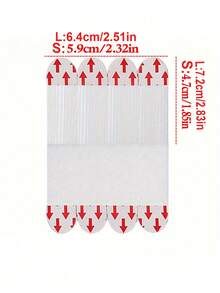 20/8/4PCS No-Drill Hanging Strips - Double-Sided Removable Wall Hooks Suitable For Frames, Pictures, And Artworks, Waterproof Sticky Installation Tape - multicolor - View 3