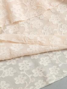 Sweetra French Lace Hot Girl Style Cake Skirt A-Line Mini Skirt Summer Women's Skirt - Apricot - View 3