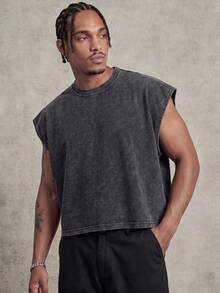 PAVTROS Men's Summer Casual Washed Vintage Tank Top - Multicolor - View 4