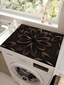 1PC Diatomaceous Earth Absorbent Mat Dark Brown Mandala Floral Print Non Slip Quick Drying Countertop Protector Mat Multipurpose Kitchen Coffee Machine Stove Top Cover Mat For Sink Washing Machine Counter Home Decor - Multicolor - View 11