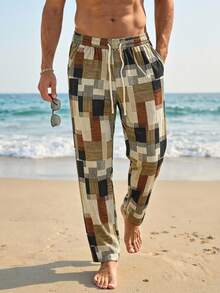 VENTUSAIL Men's Casual Straight Leg Pants, Multi-Color, Spring/Summer, Holiday - Multicolor - View 3