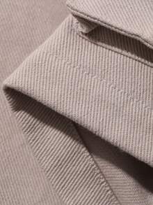 DAZY Women's Solid Color Pocket Design Casual Skirt School - Khaki - View 3