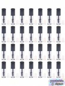 10/28 piezas Tubos de brillo labial DIY de 0.8ml, Tubos de rímel mini portátiles, Tubos de delineador vacíos para viaje, Maquillaje, Barato, Decoración de habitación, Tocador, Viaje, Dormitorio, Accesorios de maquillaje, Barato, Rellenos de calcetín, Maquillaje, Herramientas de maquillaje, Cosas baratas, Regalos, Regalos para mujeres, Regalos de Navidad, Obsequios, Viaje, Cosas baratas, Esencial de viaje - Multicolor - Ver 1