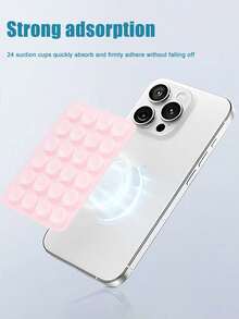 2-In-1 Suction Cup Phone Holder Case Compatible With IPhone 17 Pro Max, Upgraded Version For IPhone 16 15 11 12 13 14 Pro Max Plus 17, Anti-Drop Protective Phone Case Accessory - Burgundy + Suction Cup - View 10