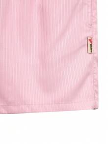 Manfinity Swimmode Pantalones de playa con cordón, cremallera, bolsillos y textura acanalada para hombre - Rosa - Ver 7