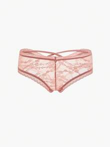 Bisouelle 3 chiếc/gói quần lót ren màu trơn - Nhiều màu - Xem 10