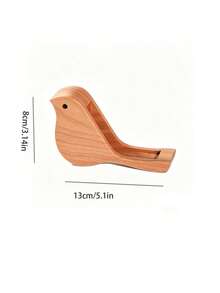 Haus Hana 1 buah Tempat Kartu Nama Burung Kayu, Tempat Kartu Nama Miniatur Hewan untuk Meja Kantor, Rumah, Tempat Kartu Nama Lucu untuk Meja, Tempat Kartu Pos, Dekorasi Meja, Dikemas dalam Kotak Hadiah - warna-warni - View 6