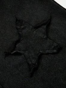 SHEIN 青少年男孩休閒街頭風星星圖案刺繡刷毛直筒慢跑褲，適合通勤、上學、日常休閒、運動穿搭，四季皆宜 - 彩色 - 查看 7