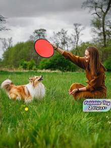 1/10 PCS Random Color Foldable Flying Disc Fan Collapsible Pocket Set Summer Outdoor Beach Party Birthday Easter Festival Party Favors Hot Search - Multicolor - View 1