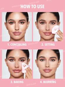 SHEGLAM Duo De Polvos Fijadores Para Rostro Y Contorno De Ojos Insta-Ready: Bubblegum 2 En 1, Polvos Sueltos Iluminadores Con Control De Aceite, Color Rosa, Mate, Sin Poros, Resistente Al Agua, Polvos Compactos De Larga DuracióN, Color Rosa NavideñO Para El - Bubblegum - Ver 8