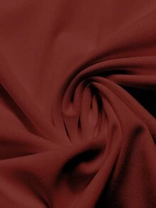 SHEIN LUNE 时尚女士新款露肩连体衣，简约百搭，白色上衣，白色连体衣，修身剪裁，适合通勤、工作，展现知性魅力的夏季穿搭，夏季度假装，春季，女士春季穿搭，海滩，生日，生日礼服，外出，度假，休闲，Y2K风格，毕业季服装，百搭时尚日常休闲白色吊带修身连体衣 - 酒紅色 - 查看 6