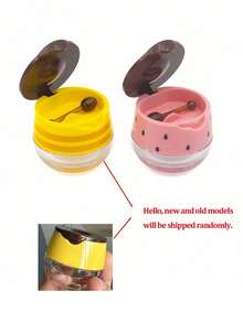 [Mini Reusable Lip Mask Refill Case] Portable Transparent Lip Mask Lip Balm Refill Case - Reusable Mini Cosmetic Container Suitable For Lip Gloss, Samples And Travel - Multicolor - View 11
