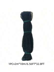 1pc Black Anti-Bird Net, Size: 2m*10m/6.56ft*32.8ft, Mesh Size: About 1.8cm/0.71in, Square Mesh Garden Bird Netting, Plant Fruit Tree Vegetable Protection Mesh, Suitable For Trees And Plants Against Birds, Deers, Squirrels, Etc. - Black - View 9