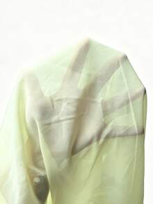 SHEIN Franclia 女款春夏新款時尚簡約防曬翻領白色百搭襯衫 - 淡黃色 - 查看 7