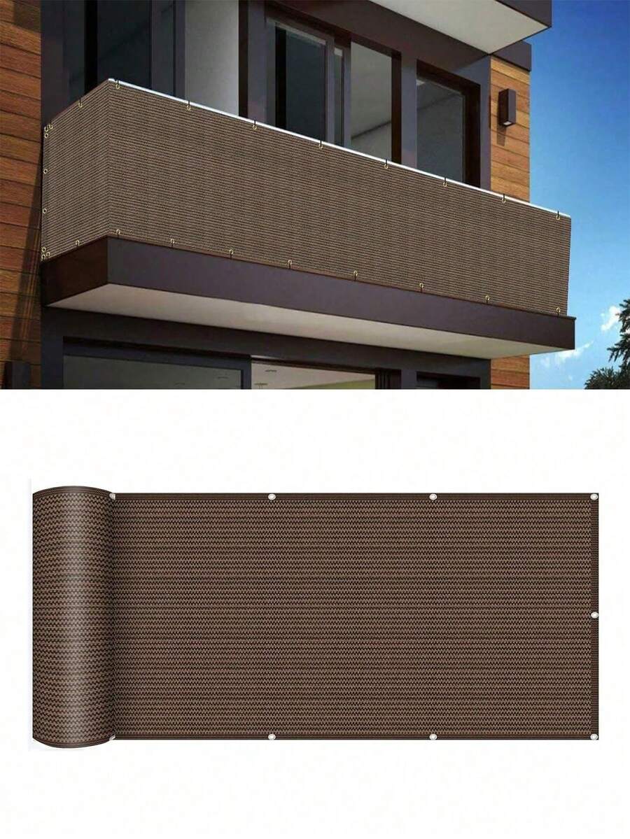 1pc Balcony Privacy Screen Sunshade Plant Shade Net For Gardening And Courtyard Decoration - one size fits all - View 1