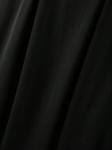 GlowEve CURVE 大尺碼女款新款無袖V領針織開襟洋裝，金屬環飾設計，優雅修身長版洋裝，百搭 - 黑色 - 查看 5