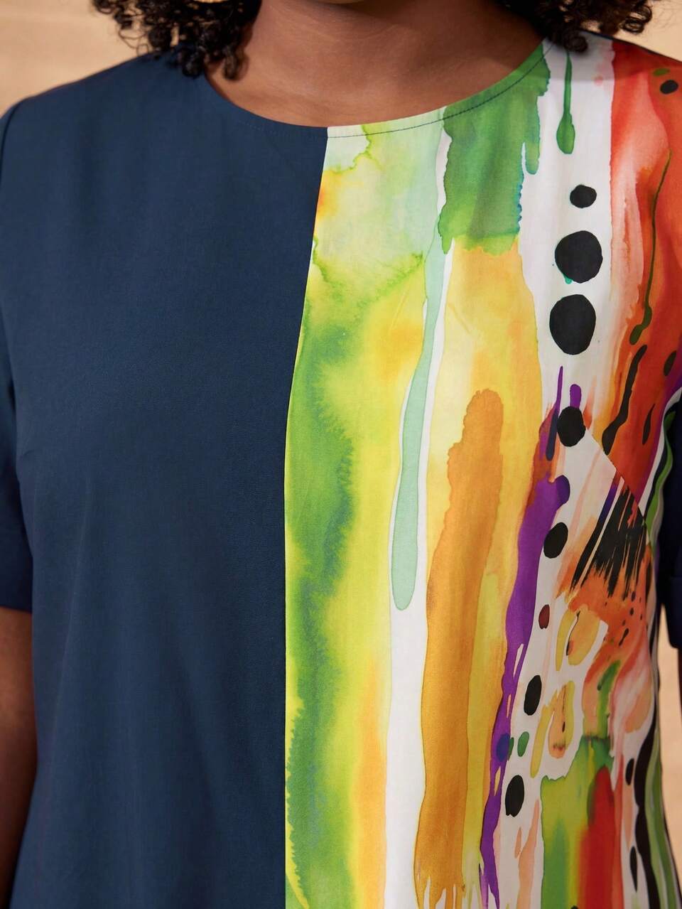 Plus Size Women's Brush Print Round Neck Short Sleeve Casual Dress  Summer Dress Spring Clothing Beach Outfits For Women Vacation Outfits
