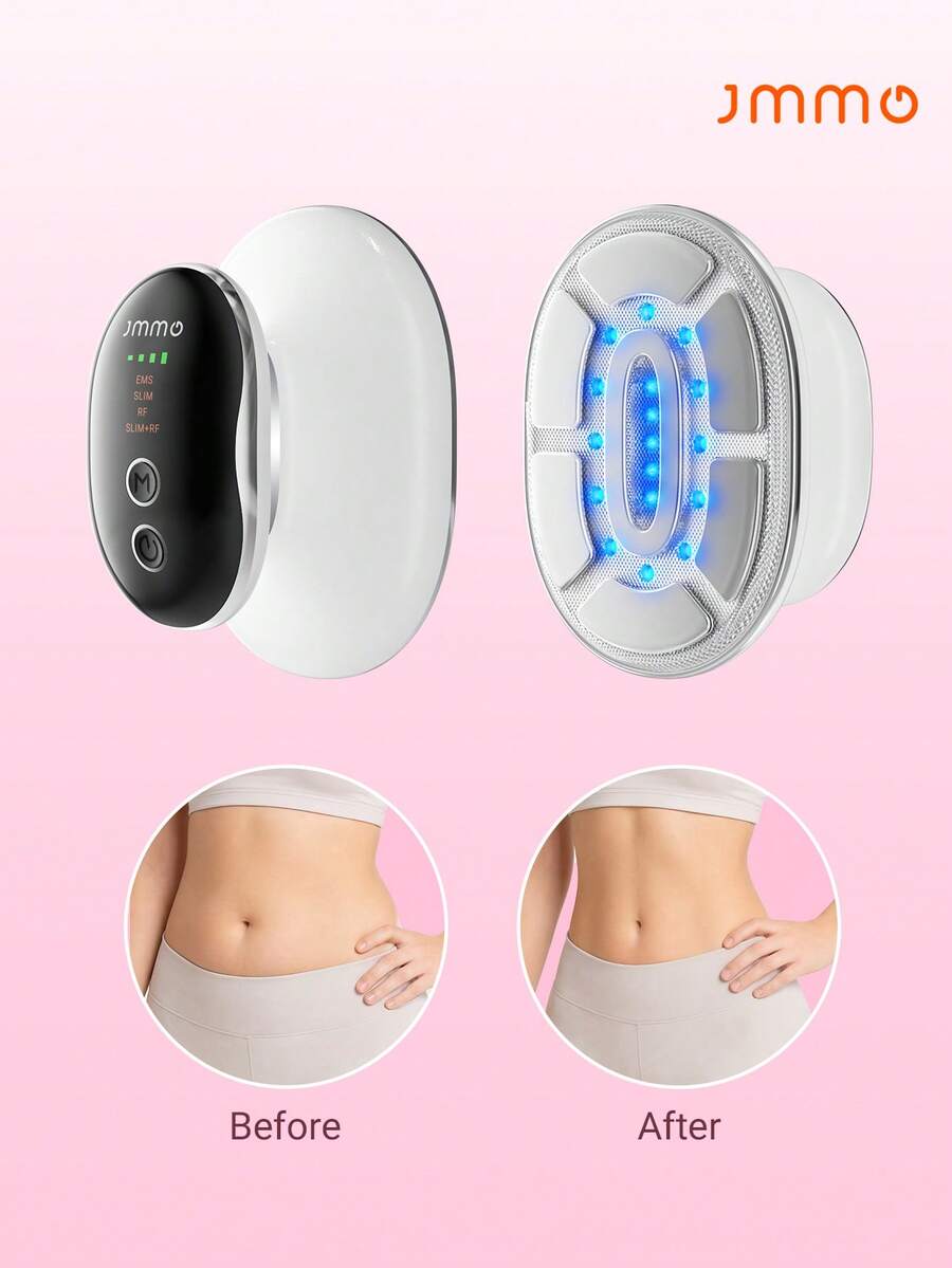 JMMO Multifunctional Body Slimming Machine, RF & EMS Tech With LED Light Therapy, Effective Belly Fat Burner & Skin Firming Massager For Home Use, Summer Essentials - Multicolor - View 1