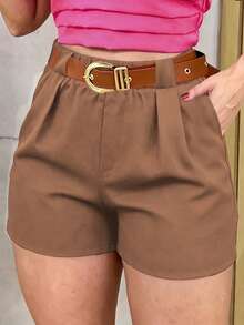 EMERY ROSE Plus Size Women Loose Casual Vacation Shorts - Multicolor - View 1