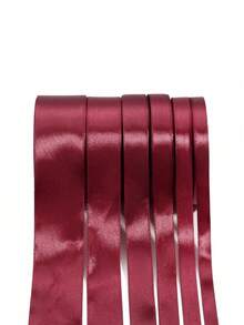 1 cuộn ruy băng satin màu đỏ rượu vang bóng 22 mét, màu trơn, dùng cho thiệp mời đám cưới DIY, gói quà nước hoa cô dâu, trang trí tiệc, dự án may vá, phụ kiện cưới cô dâu, vật dụng đám cưới, trang trí tiệc DIY, gói quà - Rượu vang đỏ - Xem 9