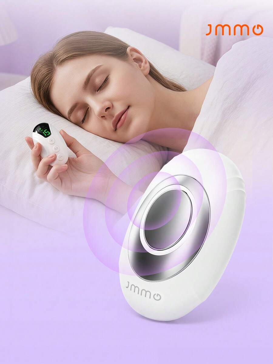 JMMO Máquina de ayuda para dormir de mano con 15 velocidades, instrumento de microcorriente calmante para alivio del insomnio en adultos - Multicolor - Ver 1