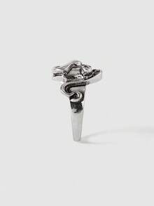 MortiRose Nhẫn hình đầu lâu - Màu Bạc Cổ - Xem 7