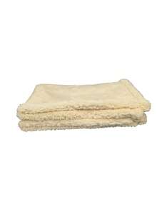 1PC Waterproof Fleece Blanket,Pet Blanket, Dog Cage Pad, Sofa Cushion, Cat Bed Mat, Dog Bed Blanket - Beige - View 3