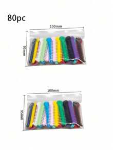 【便捷式口腔塑料分配器+40个彩色结扎环】-牙科材料口腔结扎环结扎枪，适用于个人和家庭使用 - 彩色 - 查看 14