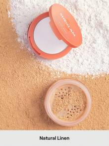 SHEGLAM Insta-Ready Face & Under Eye Setting Powder Duo- Linen 2 In 1 Brightening Loose Setting Powder Matte Pore-Less Waterproof Powder Face Makeup Powder - Natural Linen - View 7