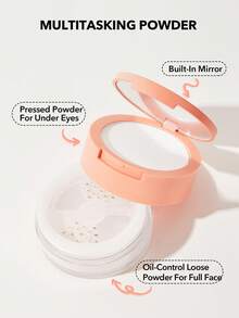 SHEGLAM Insta-Ready 臉部與眼下定妝蜜粉雙件組-Bisque 品牌美妝化妝品 適合女士與女孩 - Bisque - 查看 4