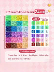 DIY Perler 珠子補充包，264 色全色調，2.6mm 珠子，批發裝盒 - 拼豆補充包 - 查看 8