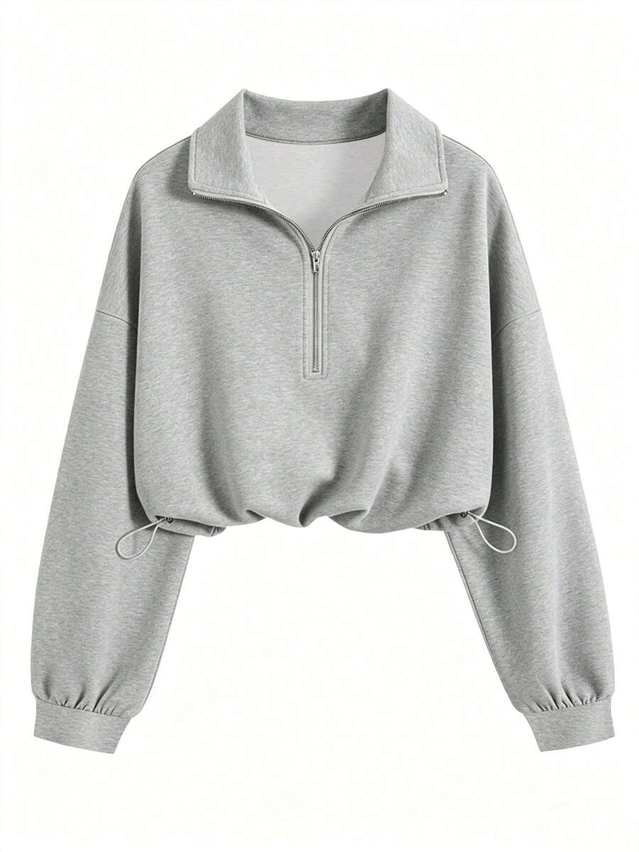 Airaco American Retro Half-Zip Niche Sweatshirt