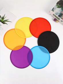 1/10 PCS Random Color Foldable Flying Disc Fan Collapsible Pocket Set Summer Outdoor Beach Party Birthday Easter Festival Party Favors Hot Search - Multicolor - View 4