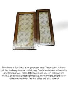 1 pieza Estantería con base antideslizante ahorradora de espacio para espacios pequeños, organizador de almacenamiento multifuncional para cosméticos, especias, frascos, cestas, decoración de encimera de cocina, acabado natural para decoración del hogar - Nuez - Ver 16