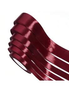 1 cuộn ruy băng satin màu đỏ rượu vang bóng 22 mét, màu trơn, dùng cho thiệp mời đám cưới DIY, gói quà nước hoa cô dâu, trang trí tiệc, dự án may vá, phụ kiện cưới cô dâu, vật dụng đám cưới, trang trí tiệc DIY, gói quà - Rượu vang đỏ - Xem 13