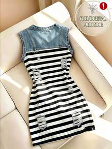 Women Short Dresses - 多色 3 - 查看 2