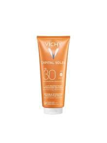Vichy Capital Soleil Sun Milk SPF30 300 Ml – High UVA/UVB Protection, Invisible Hydrating Formula, Water Resistant For Outdoor Activities, For Sensitive Skin, Non-Greasy Finish For Face And Body, Long-Lasting Sun Protection - Multicolor - View 1