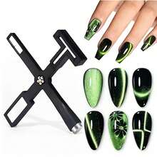 Multi-Function Strong Magnetic Stick For 3D Cat Eye Gel Polish Nail Magnet Tool Magnet Pen Nails Art Design Glitter Effect Magic Manicure Salon Tools - Black - View 2