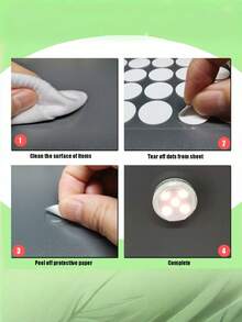 500Pcs 10mm Candle Wick Stickers Heat Resistant Double Sided Adhesive Stickers Strong Hold For Candle Making DIY Crafts Home Soap Making - multicolor - View 5