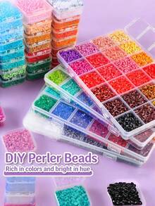 DIY Perler 珠子補充包，264 色全色調，2.6mm 珠子，批發裝盒 - 拼豆補充包 - 查看 5