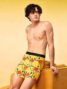 Notgurli Boxer briefs pour hommes, coupe ample à la mode, paquet individuel - Multicolore - Voir 7