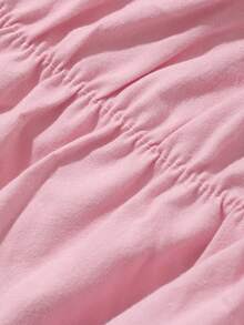 DAZY Set pigiama da donna 2 pezzi con blusa ampia decorata con fiocco e pantaloni corti, outfit primavera estate, tonalità rosa - Rosa - Visualizzare 7