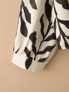 New Women's Casual Solid Color Chiffon Blouse With Short Batwing Sleeves - 杏子 3 - 查看 7